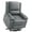 Gray, variant on Garvee Power Lift Recliner Chair, Leather, Heat and Massage, Beige