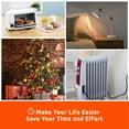 thumbnail image 5 of Link2Home Wireless Remote Control Outlet Light Switch – 3 Grounded Outlets with 1 Remote, Plug and Play, No Wi-Fi Required, RF Signal Up to 100 ft, Indoor Use, FCC/CSA Certified, 5 of 10