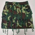 thumbnail image 5 of TasselTrim Camouflage Mini Skirt (L, MultiGreen), 5 of 9