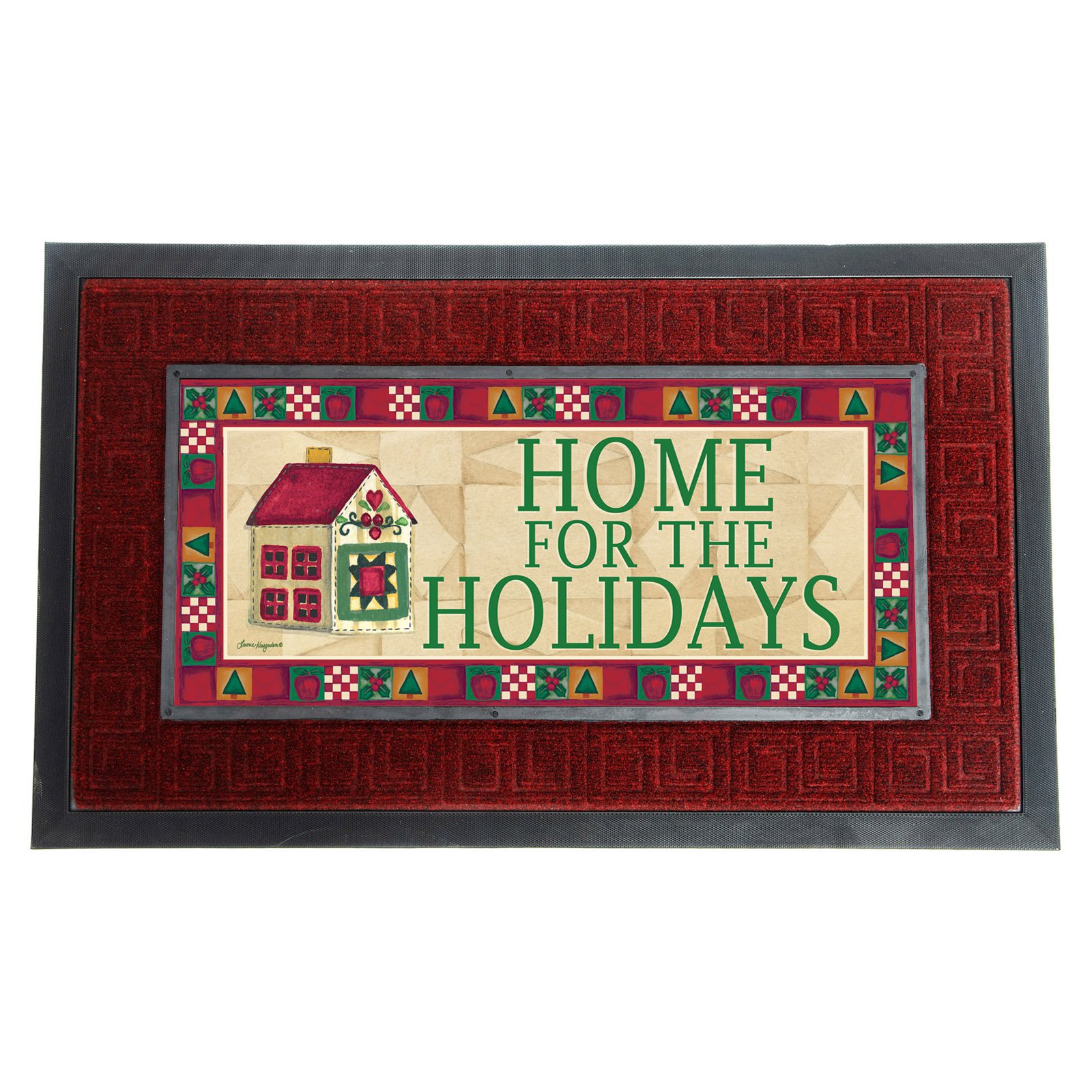 Evergreen Sassafras Mat with Evergreen Home for The Holidays