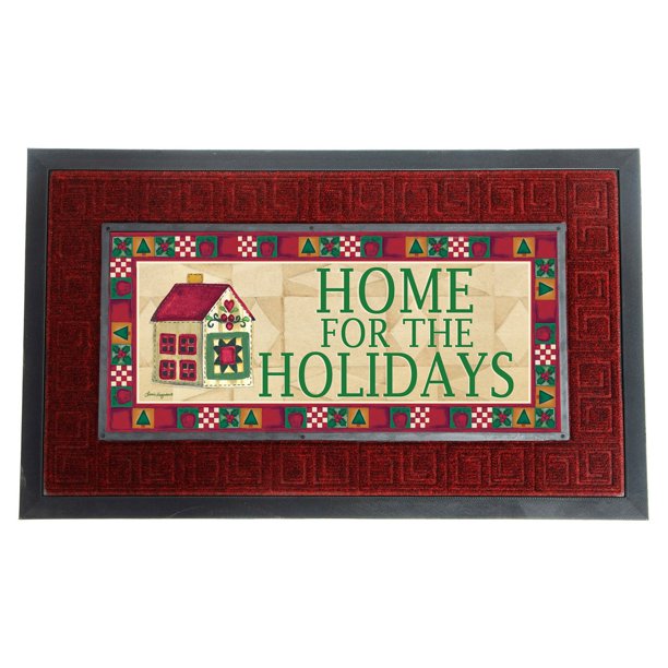 Evergreen Sassafras Mat with Evergreen Home for The Holidays