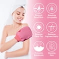 thumbnail image 2 of Exfoliating Gloves, Shower Scrub Gloves, Bath Body Exfoliator Mitt Dead Skin Remover Exfoliation for All Skin Types Improve Blood Circulation, 2 Pack Red, 2 of 7