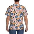 thumbnail image 3 of Qekee Lilies Flowers Classic Fit T-Shirt Men's Shirt Men's Tight Short Sleeves for Exercise, Running, Mountaineering - Lilies Flowers, 3 of 9