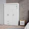 thumbnail image 2 of FM FURNITURE  Elirya 2 Piece Bedroom Set Multi-Color Engineered Wood, 2 of 6