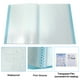 thumbnail image 4 of Uxcell 9.4x12.2" Carpetas con funda de plástico, PP 20 bolsillos, carpeta protectora impermeable, azul, 4 of 5
