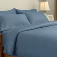 thumbnail image 6 of Subrtex 3-Piece 1600 Thread Count Duvet Cover and Pillowcases Super Soft Microfiber Bed Sheet Set (Full/Queen, Blue), 6 of 10
