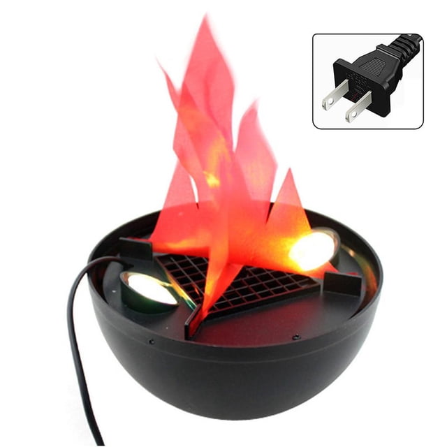 Electronic Fire Pit Halloween Decoration Prop A1B2