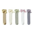 thumbnail image 1 of Baby Knee High Sock Toddler Girl Dress Socks Baby Stocking Cotton Infant Girls Socks 5 Pack, 1 of 10