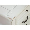 thumbnail image 4 of American Woodcrafters Stonebrook Antique White Wood Dresser and Mirror, 4 of 8