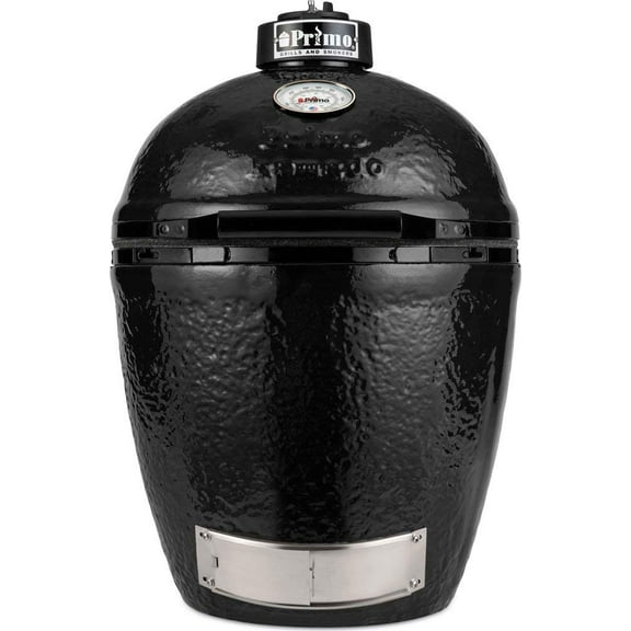 Primo Ceramic Grills Kamado Round Junior Ceramic Grill with Ash Tool and Grate Lifter