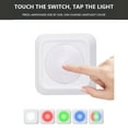 thumbnail image 2 of Mistaha 6PCS RGB Under Cabinet Lights with Remote Control LED Color Changing Closet Light Night, 2 of 8