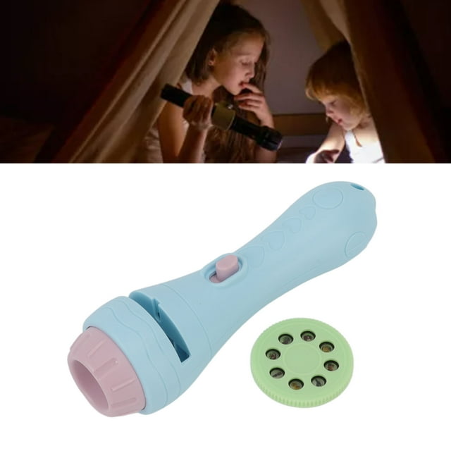 Projecteur de Torche pour Enfants, Projecteur de Lampe de Poche Opération Simple avec Image Claire, Éducatif et Résistant, Lampes de Poche Mignonnes pour Cadeaux d'Anniversaire de Noël pour Enfants