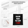 thumbnail image 4 of Custom Tote Bag Bags With Logo Personalized Custom Bags Shopping Bags Reusable Grocery Bags Bulk - Add Your Text Image, 4 of 8