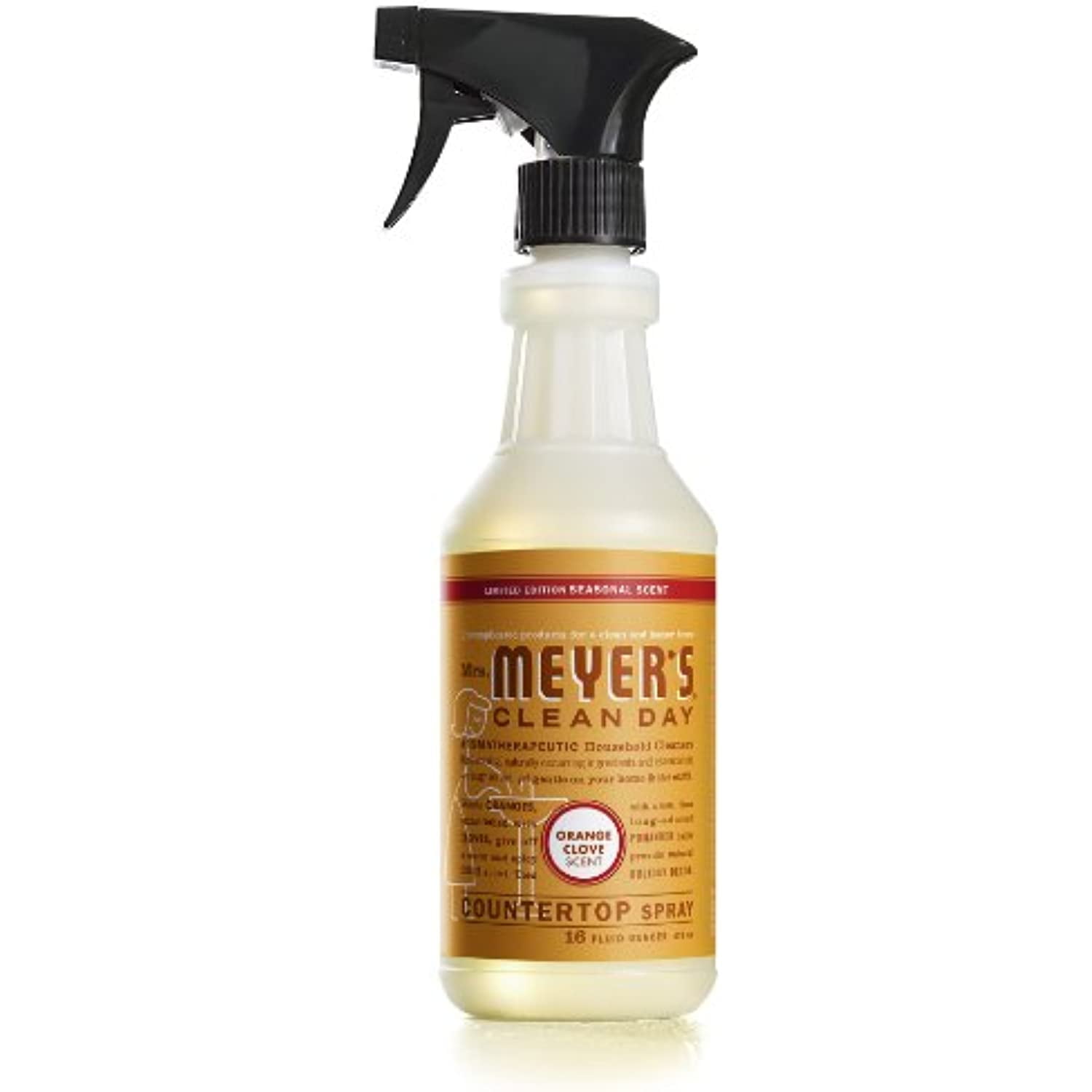 Mrs. Meyers Clean Day Countertop Spray, Orange Clove, 16 Fluid Ounce