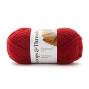 Loops & Threads Charisma Yarn, Soft Bulky Weight Acrylic for Quick Knitting, Assorted Colors, 3.5 oz., 6-Pack