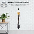 thumbnail image 6 of Raindrops 2 Pcs J Hooks Wall Hook Storage Hooks Man 15X11X3.5CM Black, 6 of 8