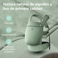 thumbnail image 2 of Momcozy Cangurera Ergonómico, Portabebés De Algodón Y Lino Natural, Mochila Para Bebé BC001, 2 of 7