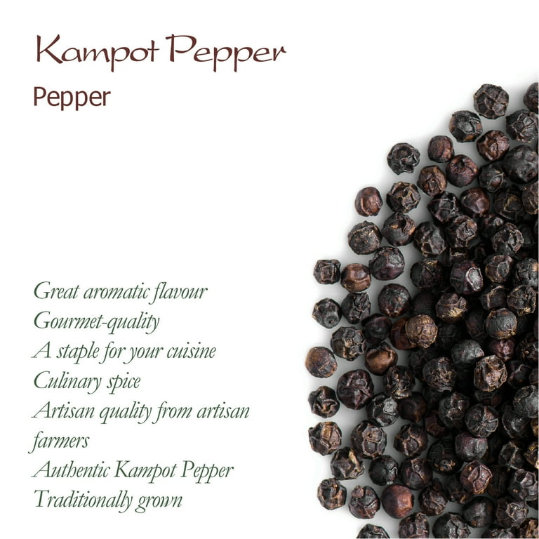 Peppercorn, Kampot Black Jar (2.5 oz)