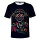 thumbnail image 1 of Sugar Skull Mexico Camiseta Anime Dibujos animados Anime 3D Día de la Independencia Mexicana Día de los Muertos Adulto Impresión 3D, 1 of 5