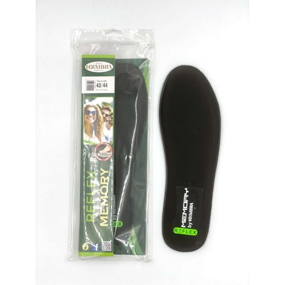 Memory Foam Insole (Size 43-44) -  guarantees high quality and ultra comfort on the feet. It is a soft and light insole with a resistant fabric with great breathability.
