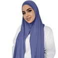 thumbnail image 2 of WCJM FemaleHead Scarf Solid Color Long Scarf Wrap Scarves Cotton Scarf For Women Fashion M, 2 of 4