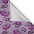thumbnail image 4 of Ambesonne Purple Valance Pack of 2, Nature Inspired Flora, 54"X18", Purple Lilac Dark Purple, 4 of 5