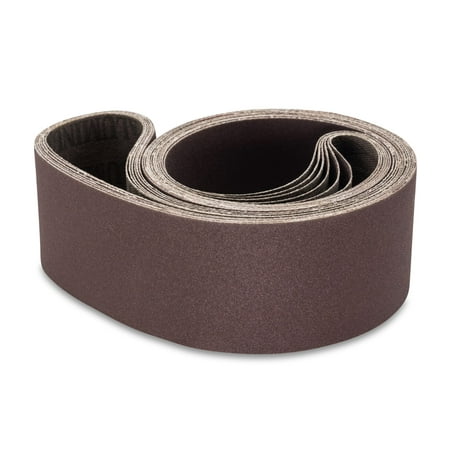 2 X 42 Inch Aluminum Oxide Metal Sanding Belts, 6 (Best Sandpaper For Metal)