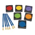 thumbnail image 4 of Colorations Individual Tempera Cake Classroom Pack Classroom Supplies for Arts and Crafts Multicolor Variety Pack, Model:TEMPAK, Blue,Green,Multicolor,Orange,Purple,Red, 36 Piece Set, 4 of 5