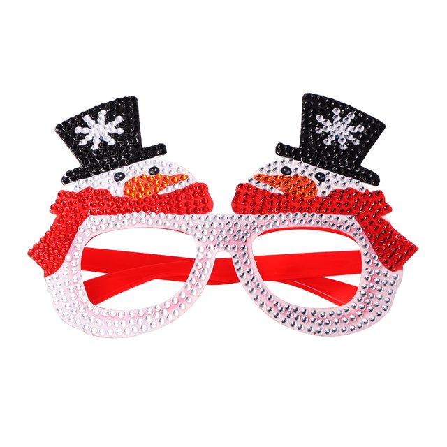 Cuadros Decorativos DIY Navidad gafas de Navidad marco 3D pegatinas de diamantes de imitación juguetes de fiesta para niños Ehuebsd Nuevos Originales