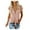 Pink, variant on QWERTY Womens Summer Deep V Neck Button Down Front Tie Short Sleeve Casual Blouse for Women Size M