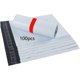 thumbnail image 1 of Sobre de envío de plástico Bolsa de envío Paquete de 100 250 mm x 350 mm/10''X14'' A3 Paquete de embalaje blanco Ropa Bolsas de envío de plástico Embalaje Bolsas de poliestireno TUNC Sencillez, 1 of 5