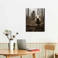 thumbnail image 2 of JEUXUS Jesus and Lamb Canvas Wall Art Jesus Running After Lost Lamb Picture Wall Art Canvas Print Christian Home Decor 16x20 inch, 2 of 4