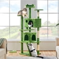 thumbnail image 2 of Cat Tree Yaheetech de 1,78 m de altura con condominio, rascadores y pelota, 2 of 9