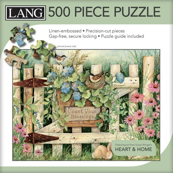 Lang Puzzle 500 Pièces 24" X 18"-Porte de Jardin