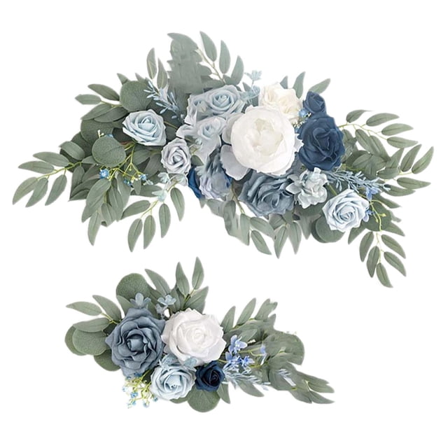Guirnalda de rosas con arco para bodas, centro de mesa, decoración de pared para ceremonias. Opción 5K
