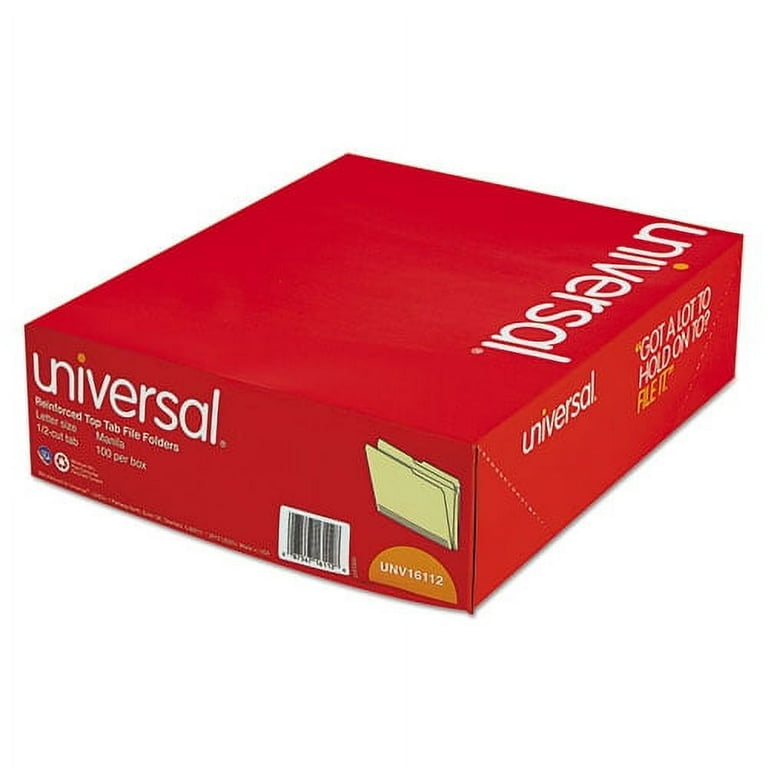 Double-Ply Top Tab Manila File Folders, 1/2-Cut Tabs: Assorted, Letter Size, 0.75 Double-Ply Top Tab Manila File Folders, 1/2-Cut Tabs: Assorted, Letter Size, 0.75