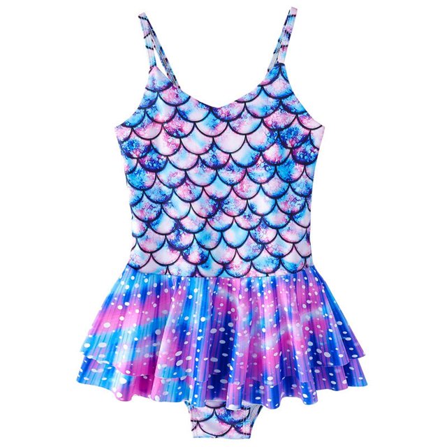Traje de baño de una pieza para niñas, diseño de sirena, recorte a rayas, conjunto de Bikini de alta calidad para niños zhangyuxiang unisex