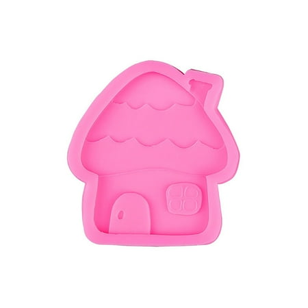 

zttd big windmill mushroom house chocolate fondant silicone mould cartoon children s baking cake decoration diy mould a