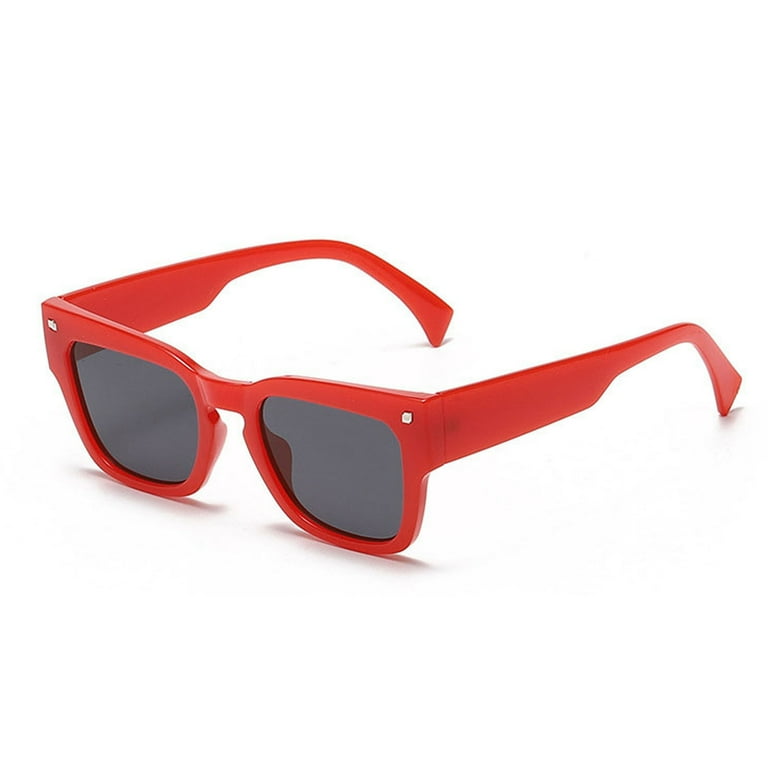 Pzocapte Womens Polarized Sunglasses Small Face Trendy Sunglasses for Women 2024 Small Sunglasses Women Men Retro Fashion Street Shot Glasses Unisex Pc Frame Sunglasses Reflective Sunglasses Cute Walm...