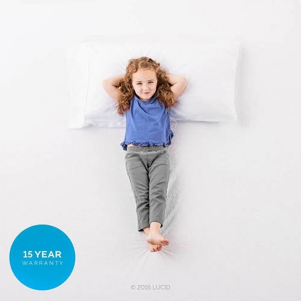 Lucid Premium Waterproof Fitted Mattress Protector, California King