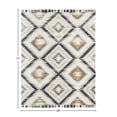 thumbnail image 2 of Soleil BR30A Kilim Gold Tribal Moroccan ivory Area Rug, 4'x6', 2 of 9