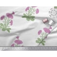 thumbnail image 2 of Soimoi Moss Georgette Fabric Leaves & Floral Block Decor Fabric Printed Yard 42 Inch Wide, 2 of 3
