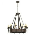 thumbnail image 6 of Meyda Tiffany 204202 Costello 10 Light 35" Wide Taper Candle Style Chandelier - Copper, 6 of 6