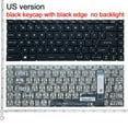 thumbnail image 1 of Clavier RU/US/SP/GR pour MSI Prestige 14 P14 Moderne 14 15 GS66 GE66 GP66 P40 MS-14D3 MS-14D2 MS-14D1 avec Rétroéclairage RGB Per-Touche Sans Rétroéclairage US, 1 of 6