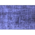 thumbnail image 1 of Ahgly Company Machine Washable Indoor Rectangle Solid Blue Modern Area Rugs, 3' x 5', 1 of 4