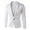 White, variant on Dpytoraw Charm Men's Casual Slim Fit One Button Suit Coat Jacket Tops Men Fashion