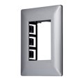 thumbnail image 2 of Estevez Placa 3 Ventanas Alpha Silver Plata, 8 x 12 cm, Nuevo, 2 of 7