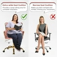 thumbnail image 3 of Westice Velvet Desk Chair, Home Office Gold Comfy Chair with Hand Woven High Back, Height Adjustable Swivel Chair with Comfy Upholster for Makeup Vanity Living Room Bedroom, Rose Red, 3 of 9