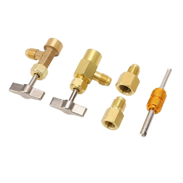 Puncture Style Can Tap Valve Refrigerant Can Tap Valve R134A Self