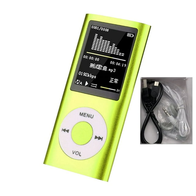 Aosijia MP3 Music Player HIFI MP3 Player Portable Digital LCD Screen Voice Recording FM Radio Recorder Player Card Reader E-Book Reader